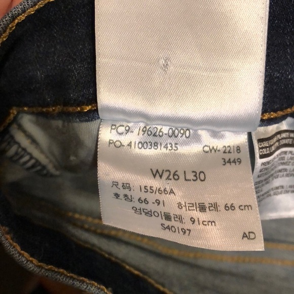 Levi’s 311 Shaping Skinny Size 26 Women's Blue Jeans - Picture 11 of 11